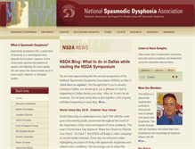 Tablet Screenshot of dysphonia.org